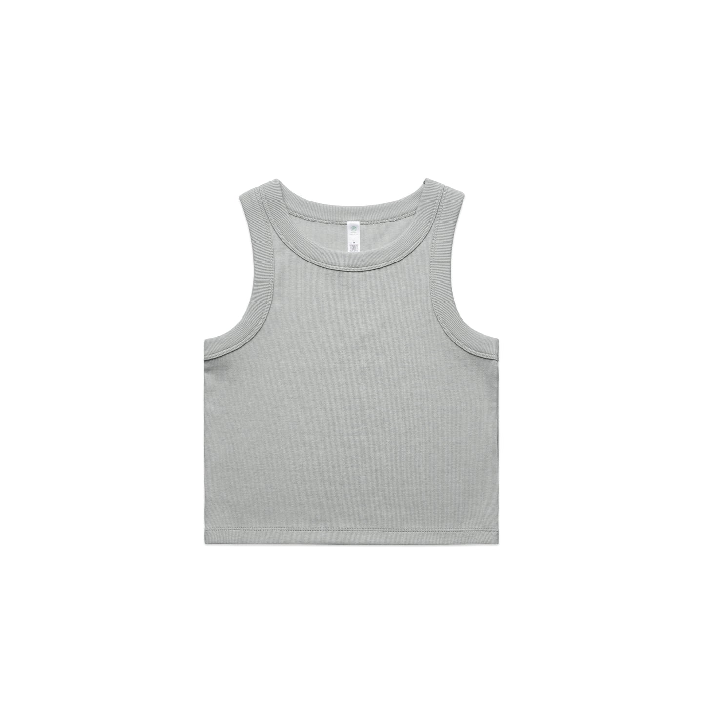 Women's Organic Rib Crop Tank